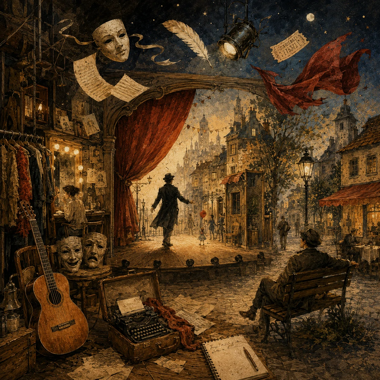 Cover de la Playlist théâtre de Jean-Pierre Martinez